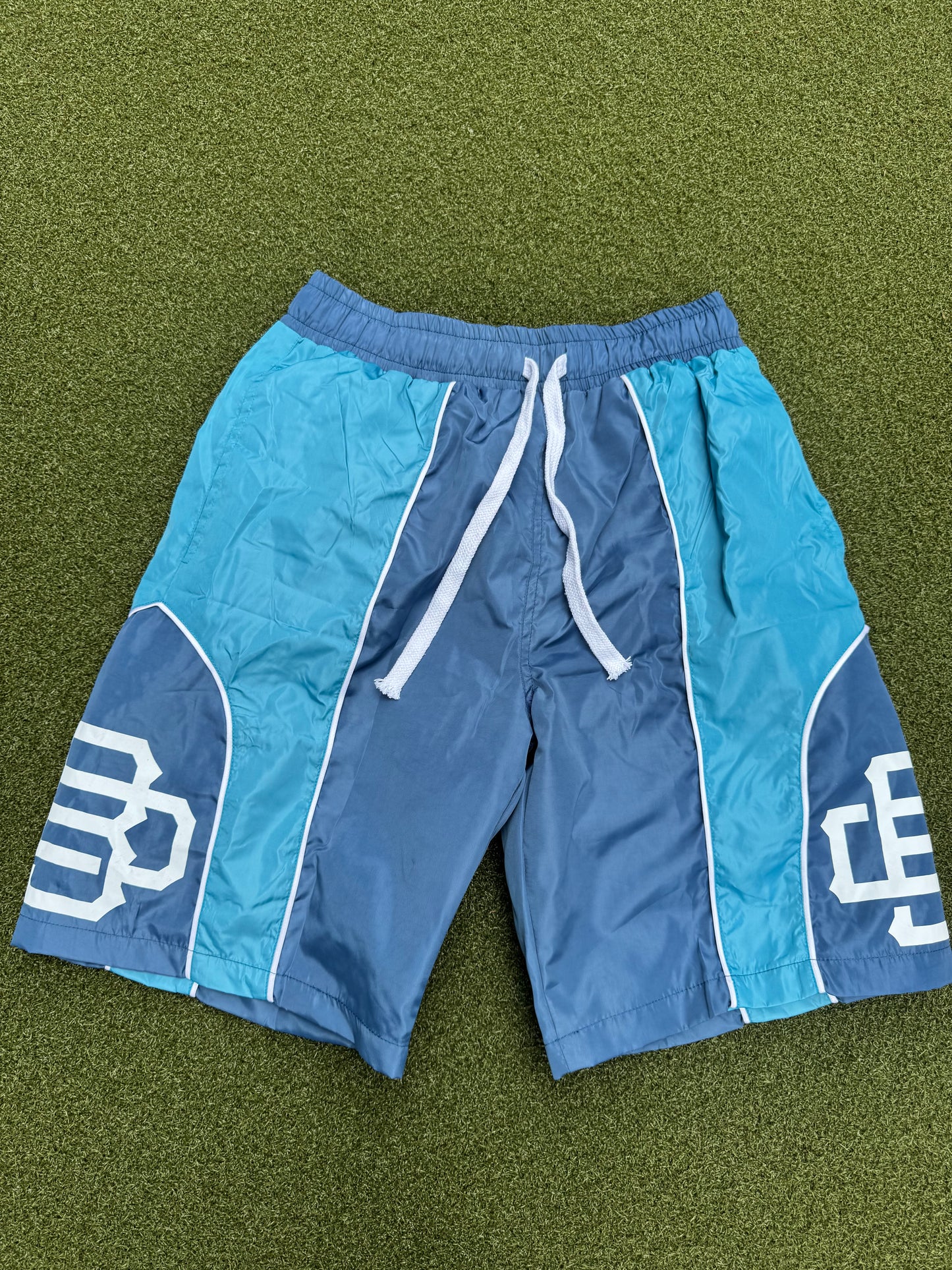 BeautifulDisaster Nylon Flow Shorts🌐 - Blue
