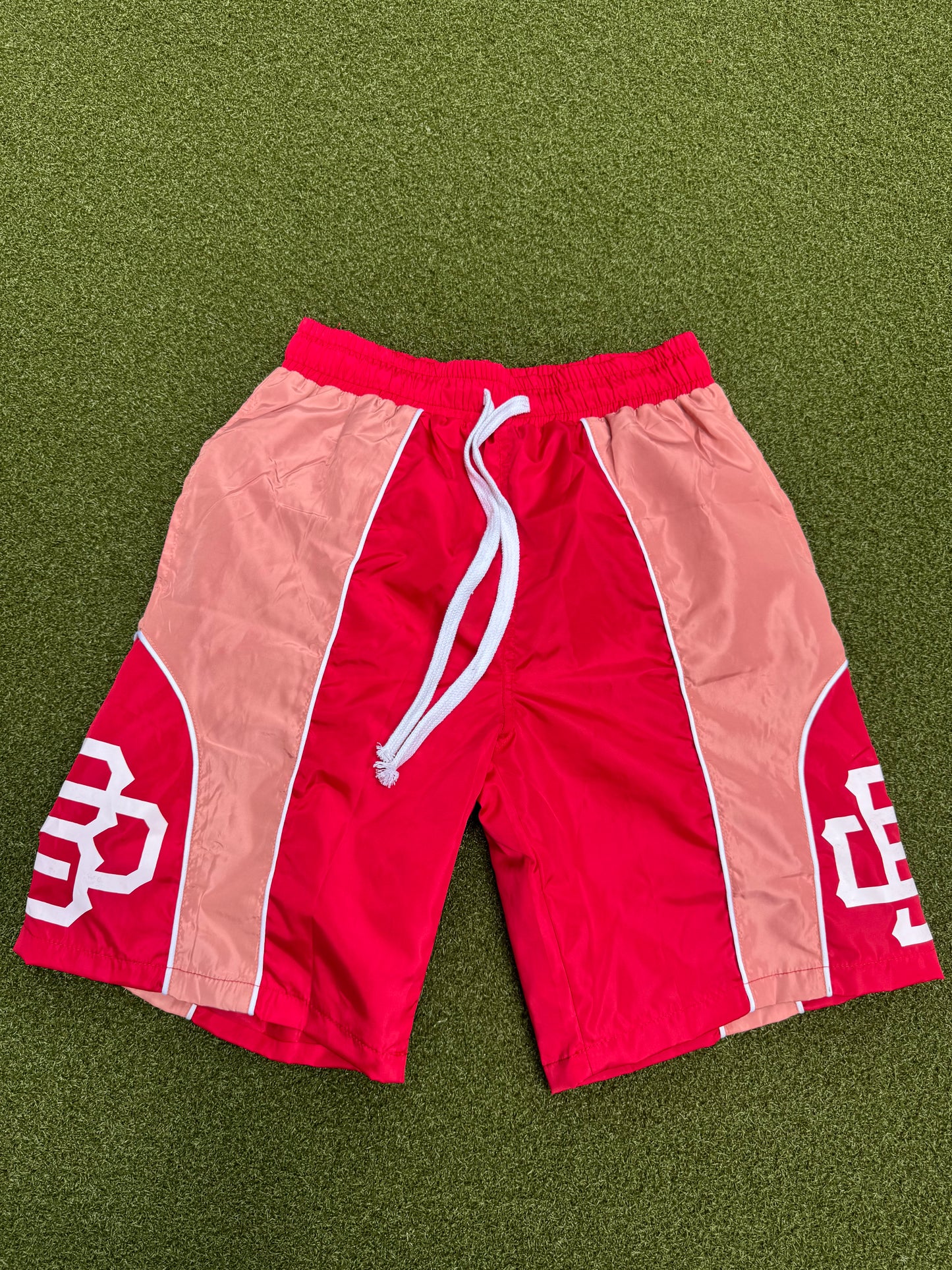 BeautifulDisaster Nylon Flow Shorts🌐 - Red